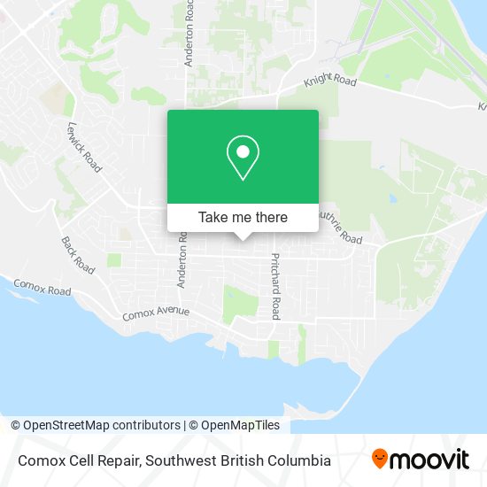 Comox Cell Repair map