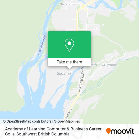 Academy of Learning Computer & Business Career Colle map