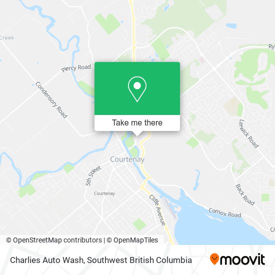 Charlies Auto Wash map