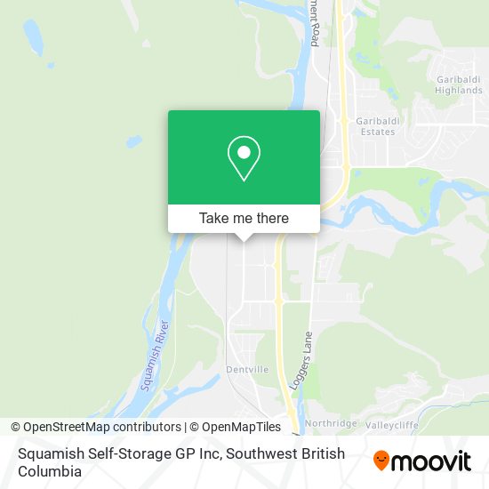 Squamish Self-Storage GP Inc map