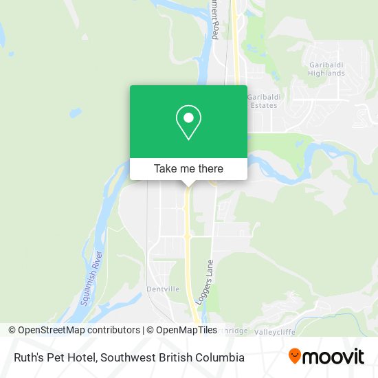 Ruth's Pet Hotel map