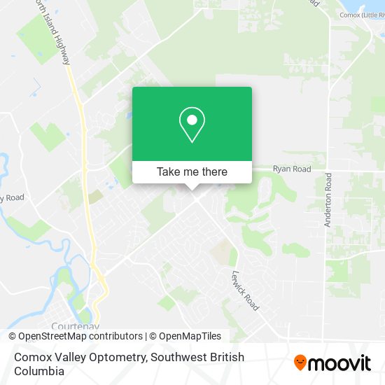 Comox Valley Optometry map