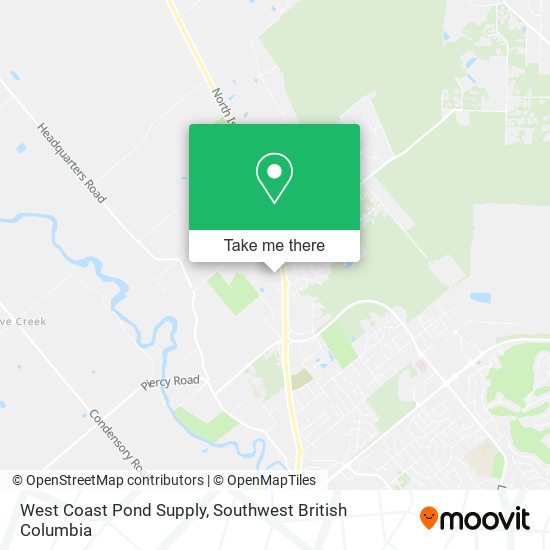 West Coast Pond Supply plan