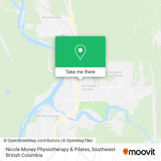 Nicole Money Physiotherapy & Pilates map