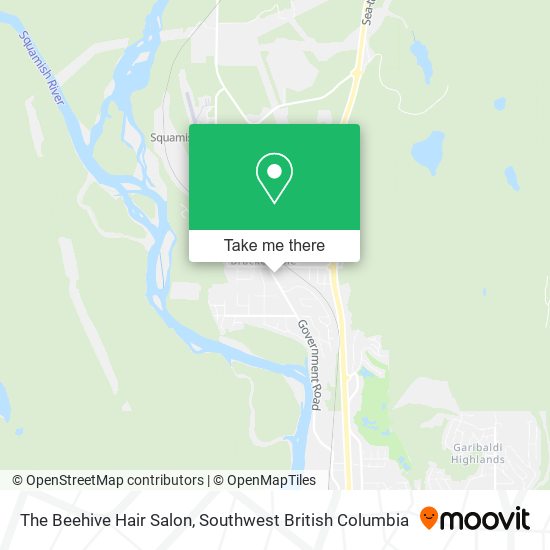 The Beehive Hair Salon map