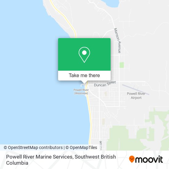 Powell River Marine Services plan