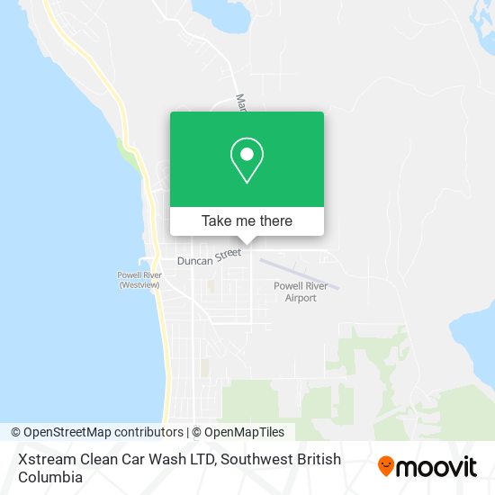 Xstream Clean Car Wash LTD map