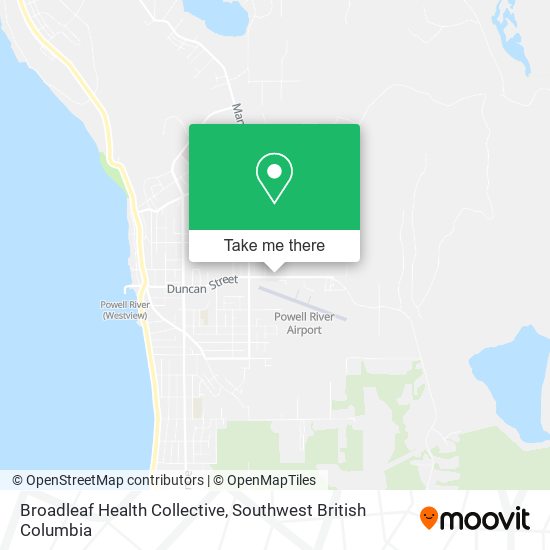 Broadleaf Health Collective map