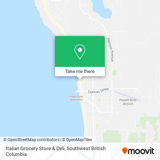 Italian Grocery Store & Deli map