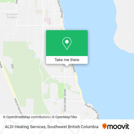 ALDI Heating Services map