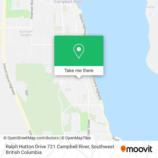 Ralph Hutton Drive 721 Campbell River map