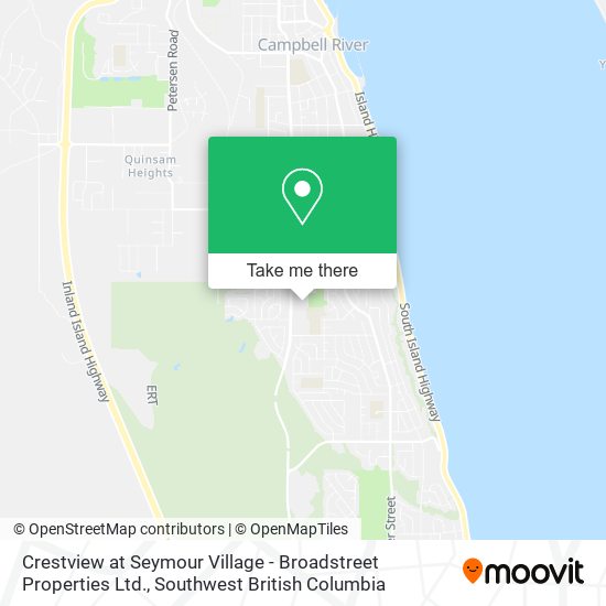 Crestview at Seymour Village - Broadstreet Properties Ltd. map