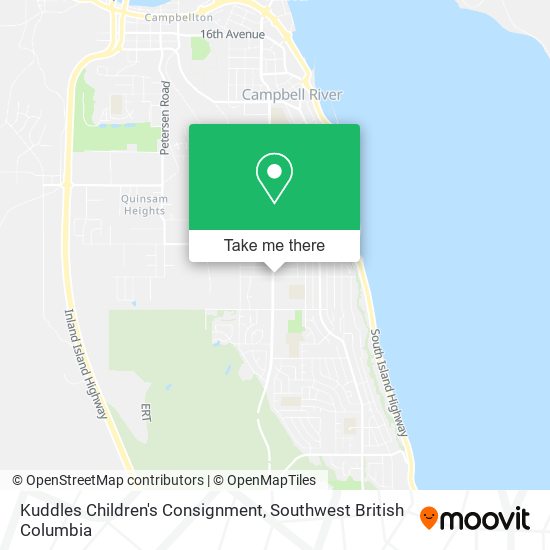 Kuddles Children's Consignment map