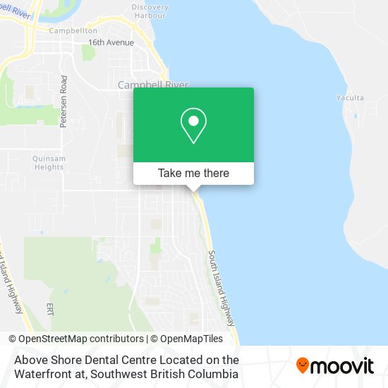 Above Shore Dental Centre Located on the Waterfront at map