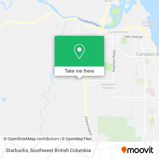 Starbucks map