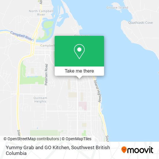 Yummy Grab and GO Kitchen map