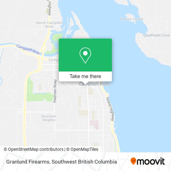 Granlund Firearms map