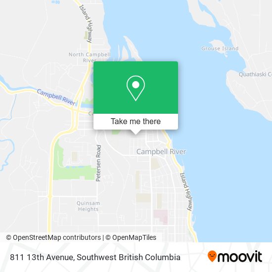 811 13th Avenue map