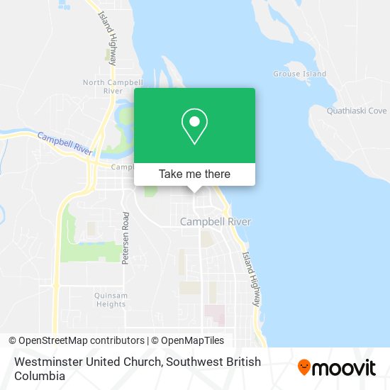 Westminster United Church map