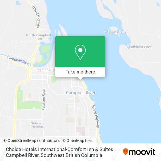 Choice Hotels International-Comfort Inn & Suites Campbell River map