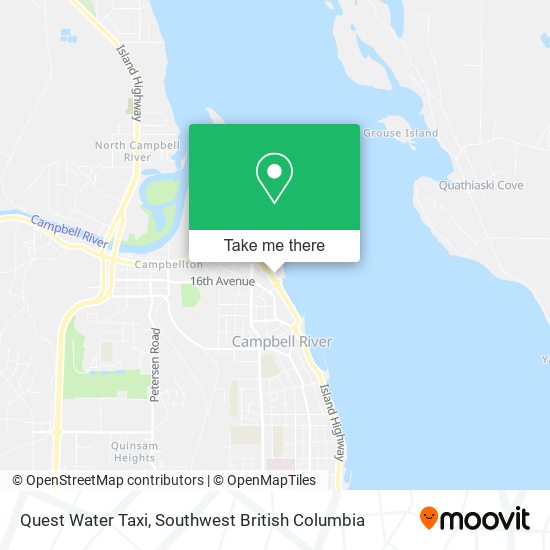 Quest Water Taxi plan