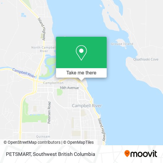 PETSMART map