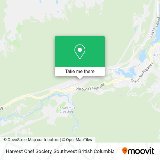 Harvest Chef Society map