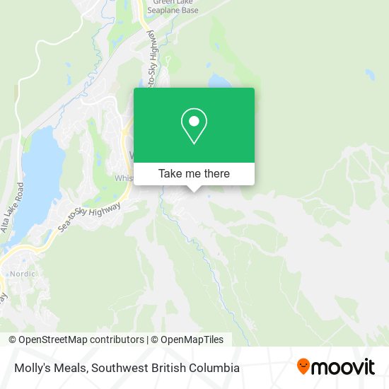 Molly's Meals map