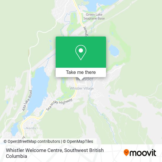 Whistler Welcome Centre map