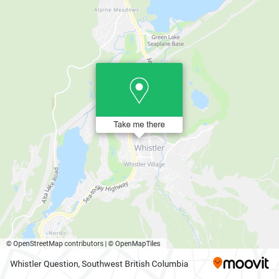 Whistler Question map