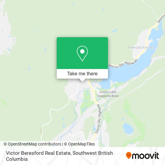 Victor Beresford Real Estate map