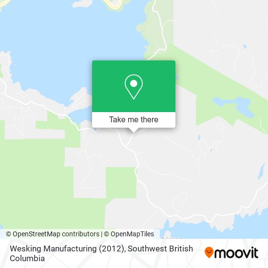 Wesking Manufacturing (2012) map