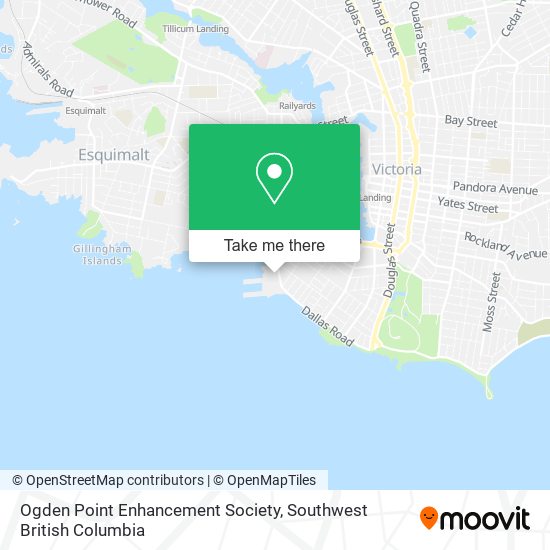 Ogden Point Enhancement Society map