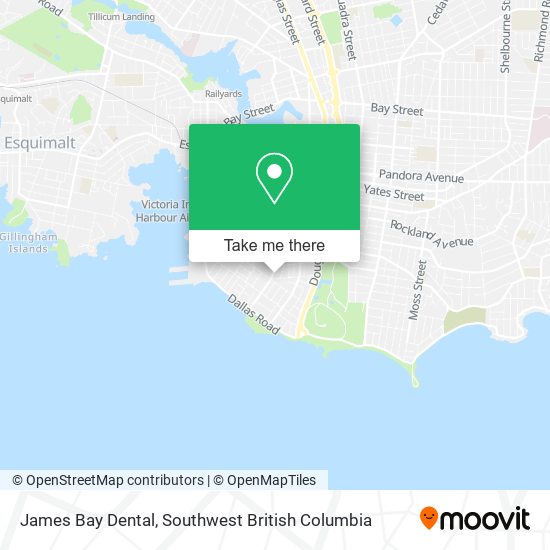 James Bay Dental map
