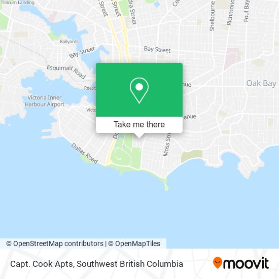 Capt. Cook Apts map