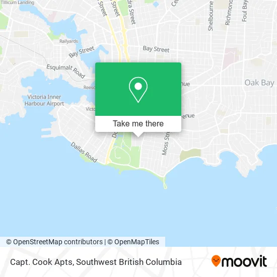 Capt. Cook Apts map