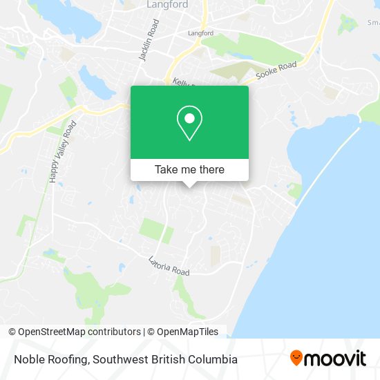 Noble Roofing map