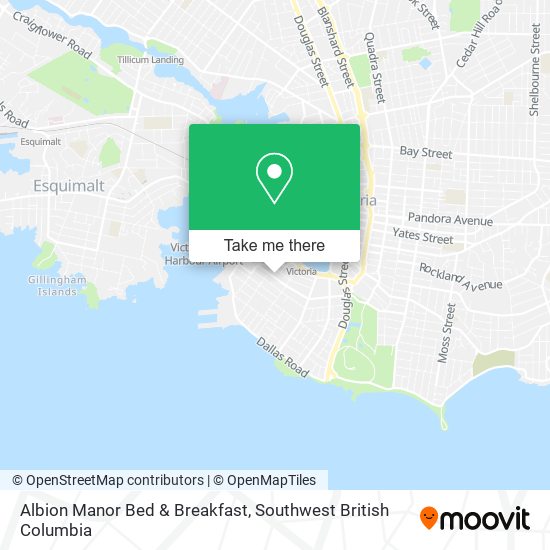 Albion Manor Bed & Breakfast map