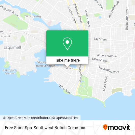 Free Spirit Spa map