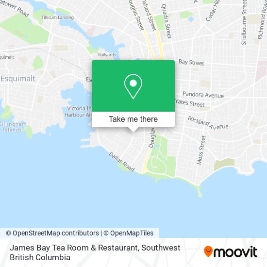 James Bay Tea Room & Restaurant map