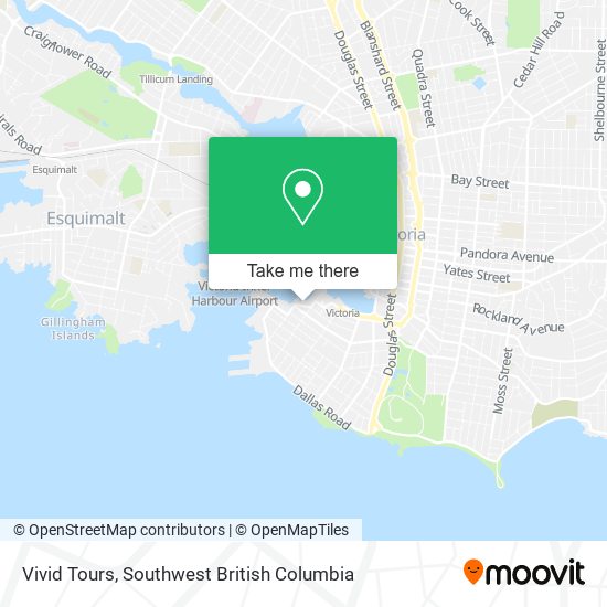 Vivid Tours map