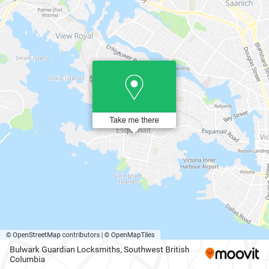Bulwark Guardian Locksmiths map