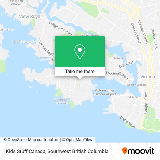 Kids Stuff Canada map