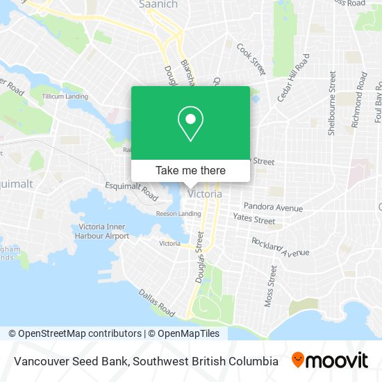Vancouver Seed Bank map