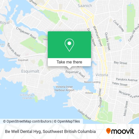 Be Well Dental Hyg map