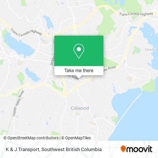 K & J Transport map