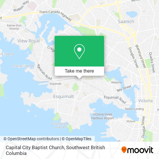 Capital City Baptist Church map
