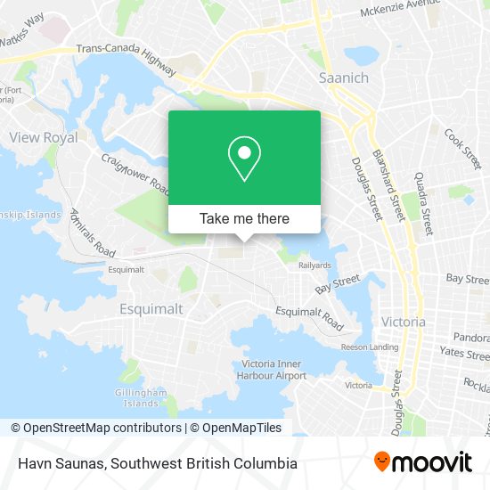 Havn Saunas map