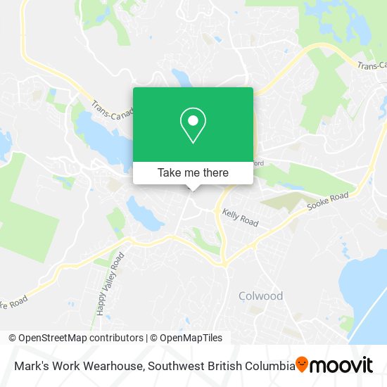 Mark's Work Wearhouse map