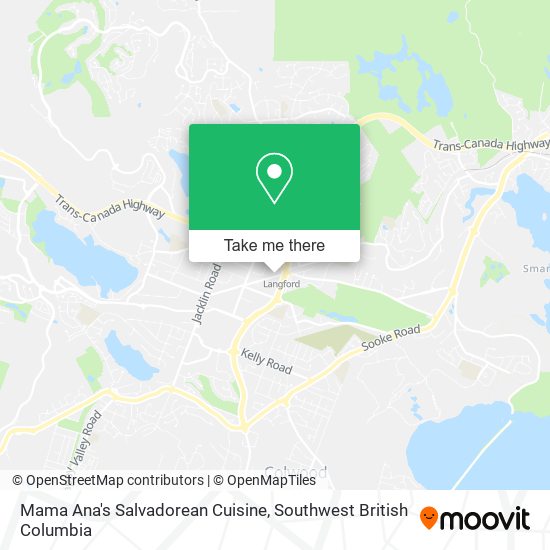 Mama Ana's Salvadorean Cuisine map